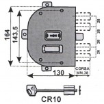 cr 2350 dx serratura